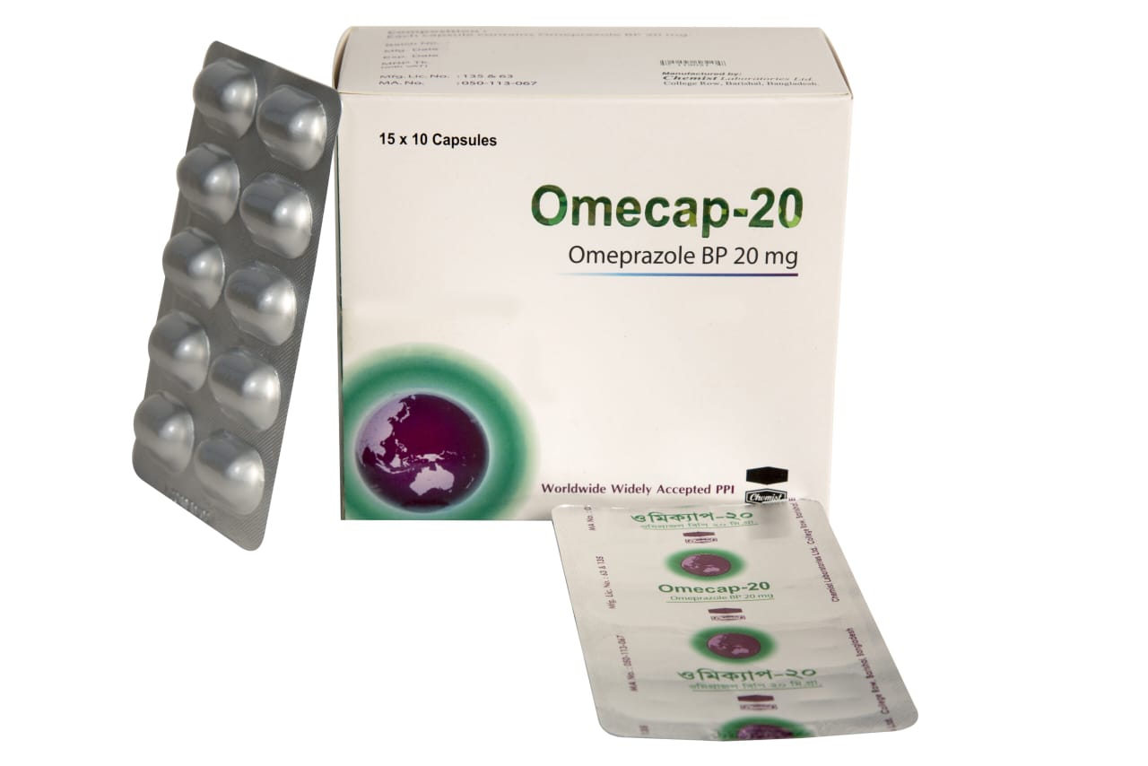 Capsule Omecap 20mg (150pcs)